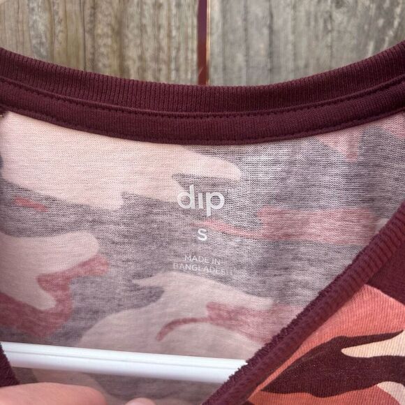 Dip t-shirt short sleeve size small pink camouflage - Picture 2 of 6